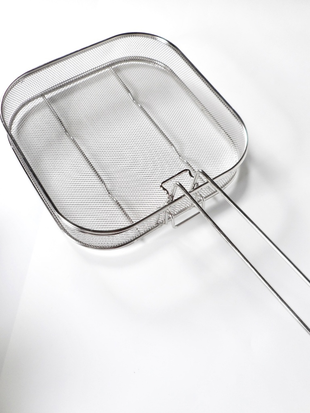 Curtis Stone Easy Lift Mesh Basket Stainless Steel Pasta Boil Vegetable Blanch